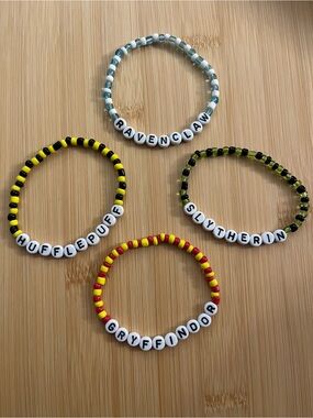 Harry Potter Beaded Bracelets - Set of 4